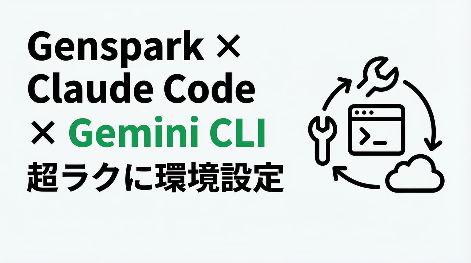 Genspark CLIでClaude Code・Gemini CLIを最速セットアップする方法【2026年版】